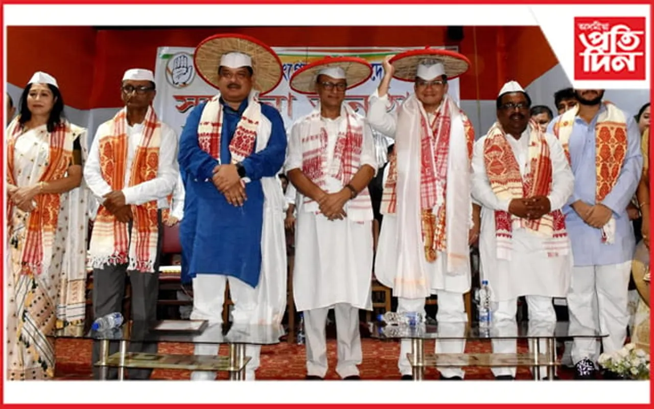 'মুখ্যমন্ত্ৰী অহংকাৰী হৈছে'- কংগ্ৰেছৰ নৱ নিৰ্বাচিত সাংসদৰ সম্বৰ্ধনা অনুষ্ঠানত গৌৰৱ গগৈ